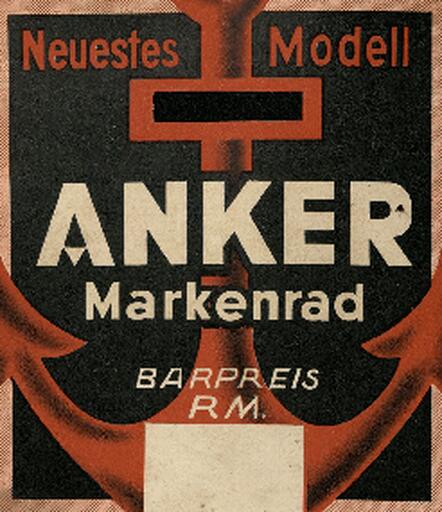 Anker Preisschild 1930er