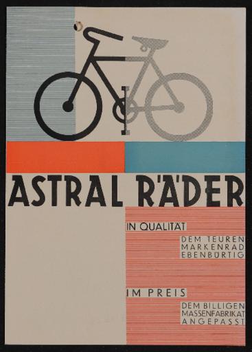 Astral Räder Prospekt 1929