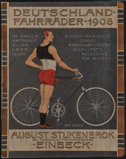 Deutschland Fahrräder August Stukenbrok Katalog 1908