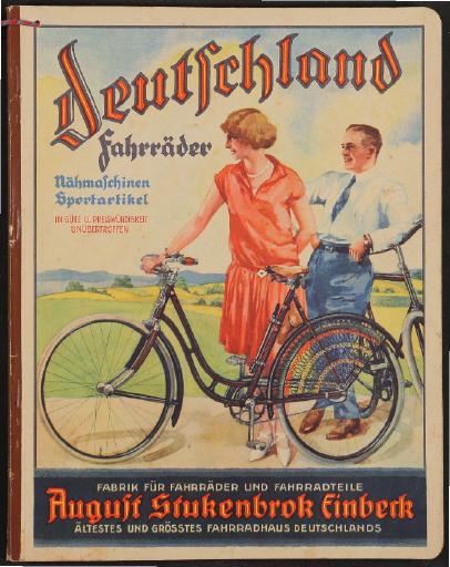 Deutschland Fahrräder August Stukenbrok Katalog 1929