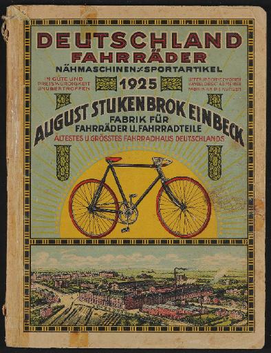 Deutschland Fahrrader August Stukenbrok Katalog 1925 Velopedia