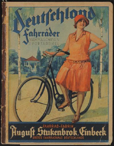 Deutschland Fahrräder, August Stukenbrok 1928 - Katalog Velopedia