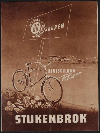 Stukenbrok Deutschland Räder Katalog 1952