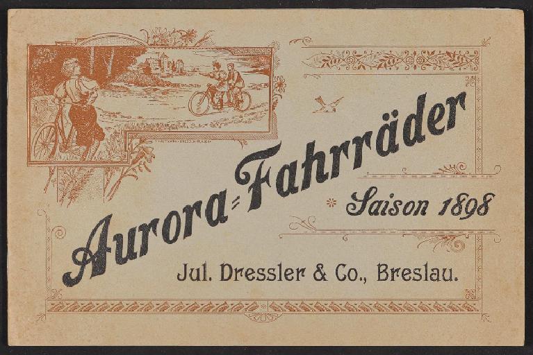 Aurora-Fahrräder, Katalog 1898