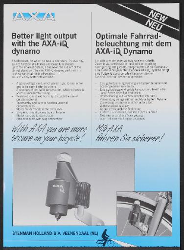 Axa, Dynamo, Werbeblatt 1994