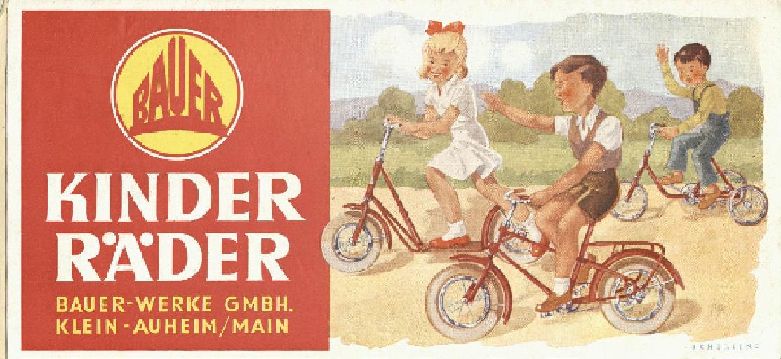 1950er Bauer Kinderräder 2