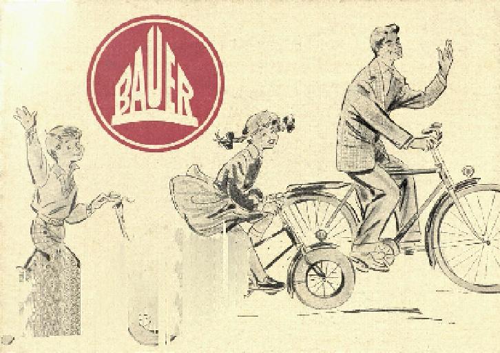 Bauer Kinderräder Katalog 1950er Jahre