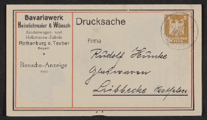 Bavariawerk, Kinder Velocipedes Katalog 1900er Jahre