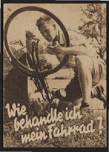 Bosch Radlicht Wie behandle ich mein Fahrrad Heft 1930er Jahre