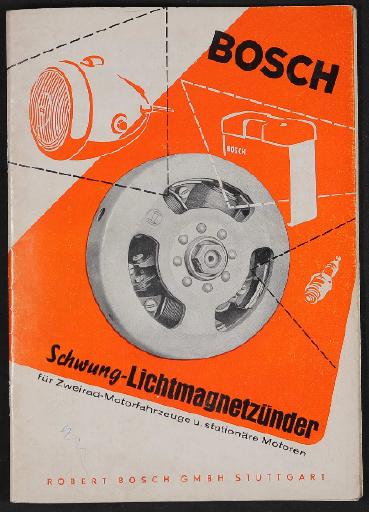 Bosch Schwung-Lichtmagnetzünder Informationsschrift 1958