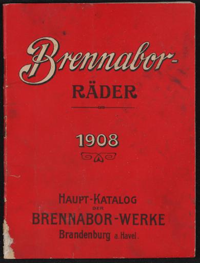 Brennabor Räder Haupt-Katalog 1908