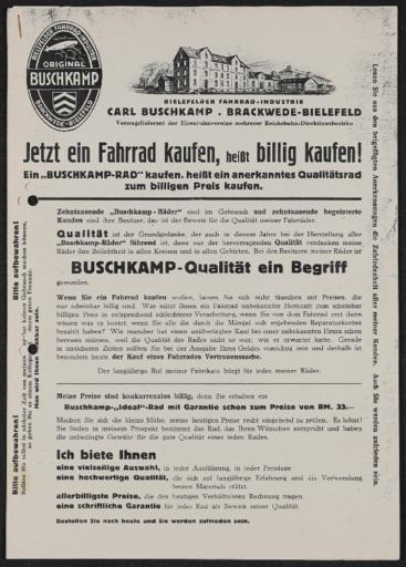 Buschkamp Katalog Kopie 1930er Jahre
