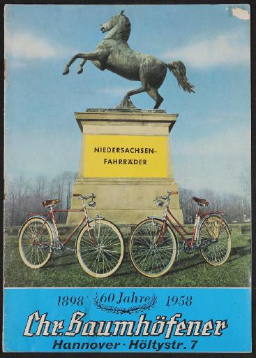 Niedersachsen-Fahrräder Katalog 1958