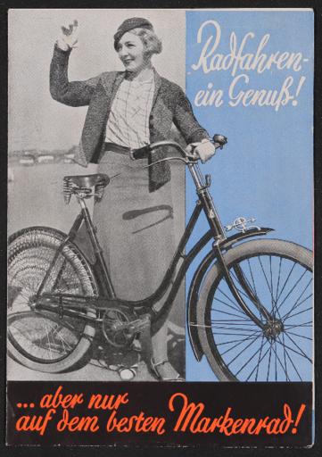 Dürkopp Markenrad Faltblatt 1930er Jahre