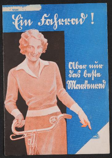 Dürkopp Markenrad Warum ein Dürkopp Rad Faltblatt 1930er Jahre