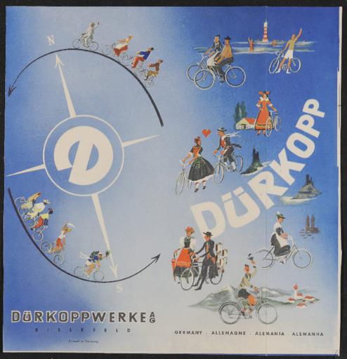 Dürkopp Werbeblatt 1950er Jahre