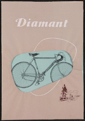 Diamant Fahrräder Rennräder Prospekt 1954