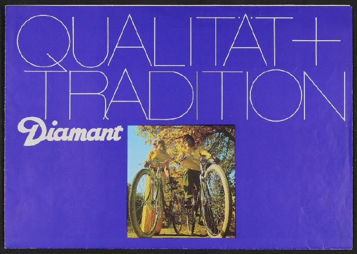 Diamant Qualität plus Tradition Faltblatt 1974