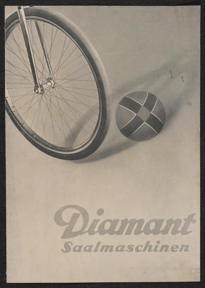 Diamant Saalmaschinen Faltblatt 1935