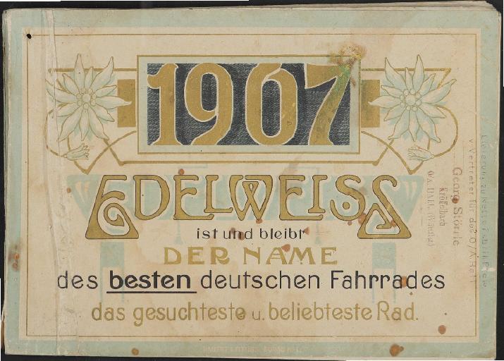 Edelweiss Katalog 1907