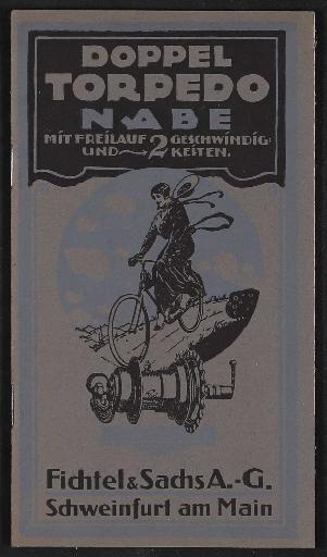 Fichtel u. Sachs Doppel Torpedo Nabe Informationsbroschüre 1921