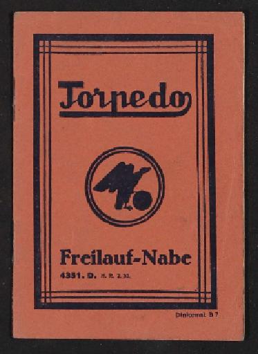 Fichtel u. Sachs Torpedo Freilauf-Nabe  Info-Broschüre 1930