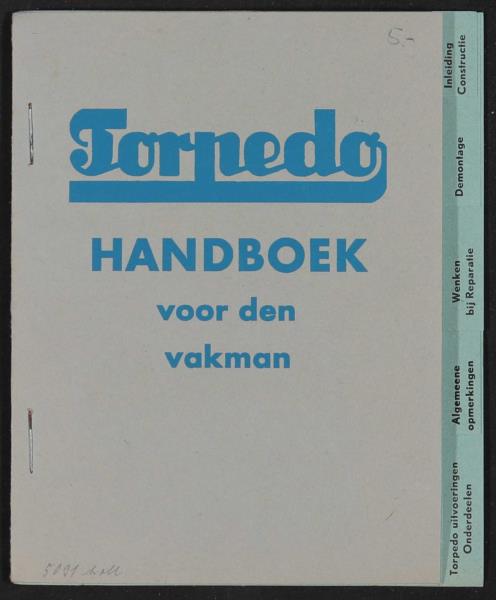 Fichtel u. Sachs Vrijwielremnaaf Handboek voor den vakman (NL) 1960er Jahre