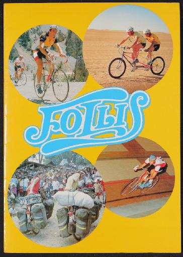 Follis Cycles Katalogmappe 1980er Jahre