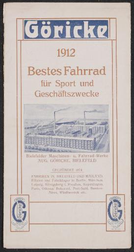 Göricke Faltblatt 1912