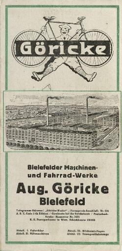 Göricke Faltblatt 1914