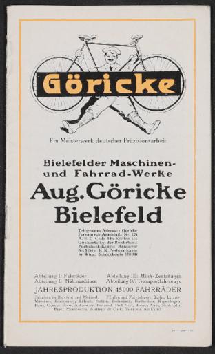 Göricke Katalog 1914