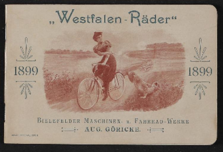 Göricke Westfalen-Räder Katalog 1899