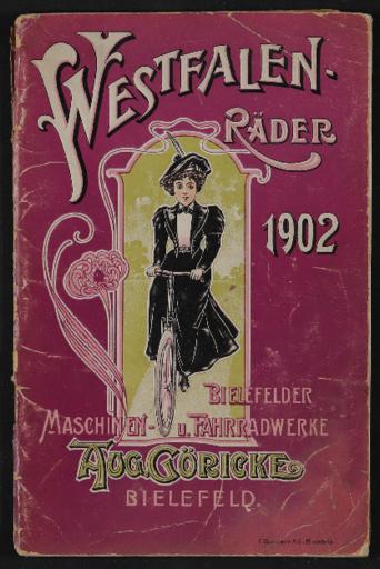 Göricke Westfalen-Räder Katalog 1902