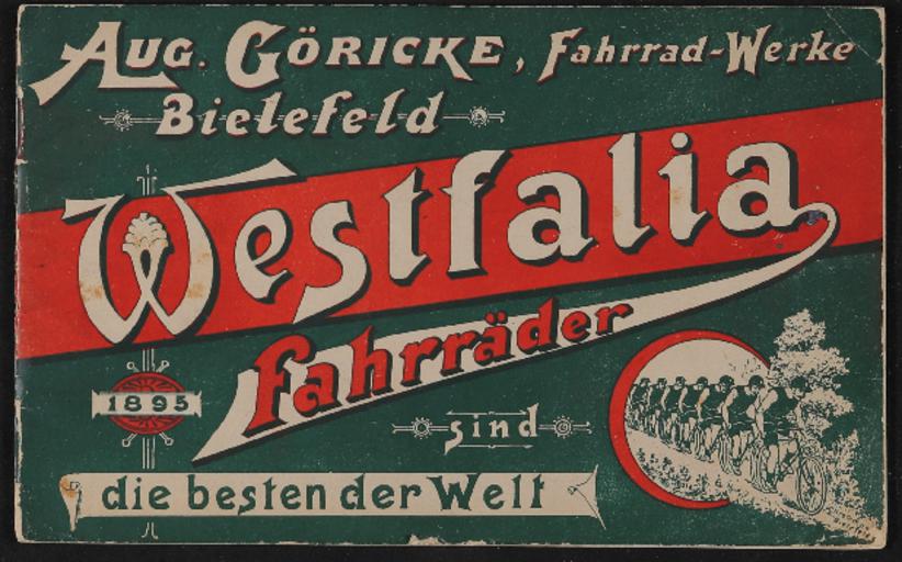 Göricke Westfalia-Fahrräder Katalog 1895