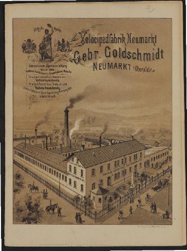 Gebr. Goldschmidt Velocipedfabrik Katalog 1891