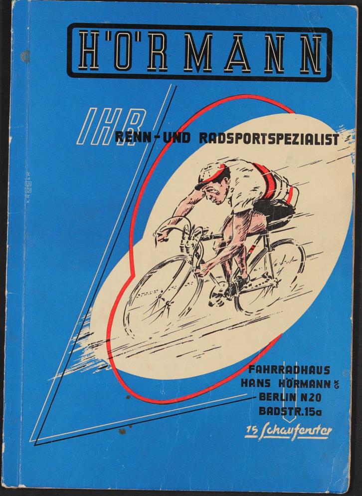 Hörmann, Renn u. Radsportspezialist, Katalog 1961 - Velopedia