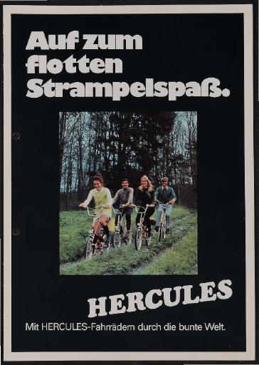 Hercules Faltblatt  1970er Jahre