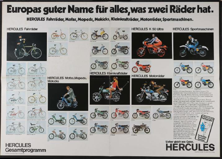 Hercules Faltblatt  1970er Jahre (2)