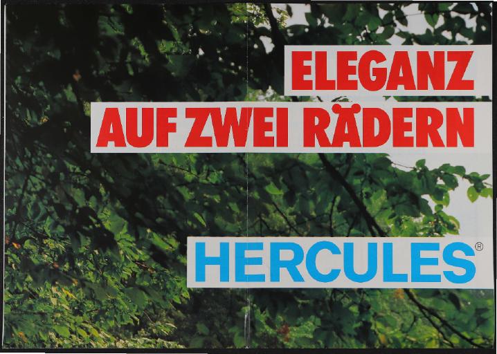Hercules Faltblatt  1982