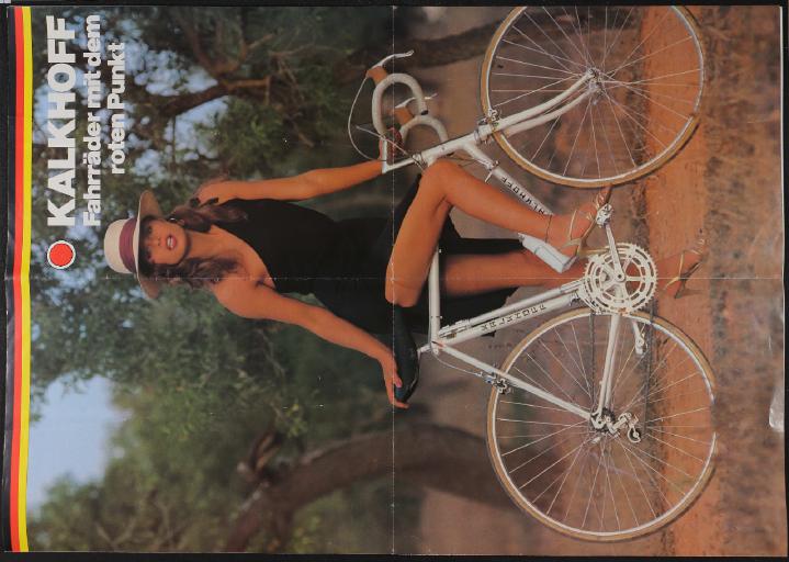 Kalkhoff Fahrräder Plakatprospekt 1980