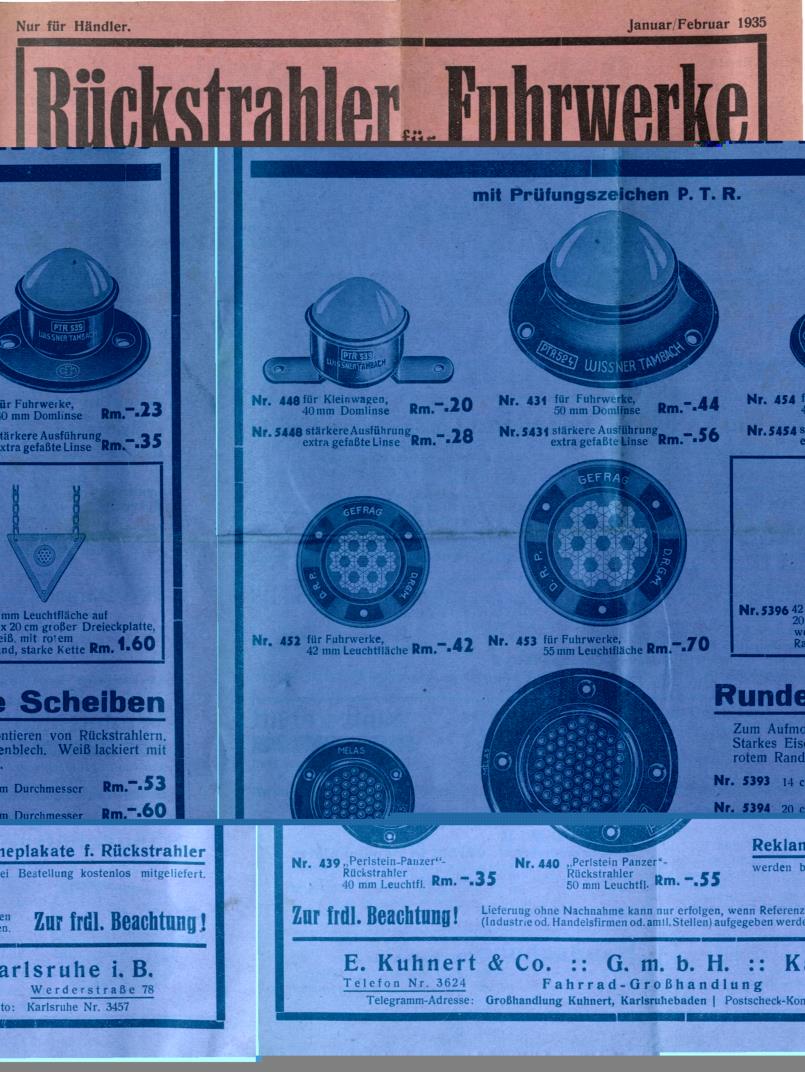 1935 Kuhnert Karlsruhe Prospekt