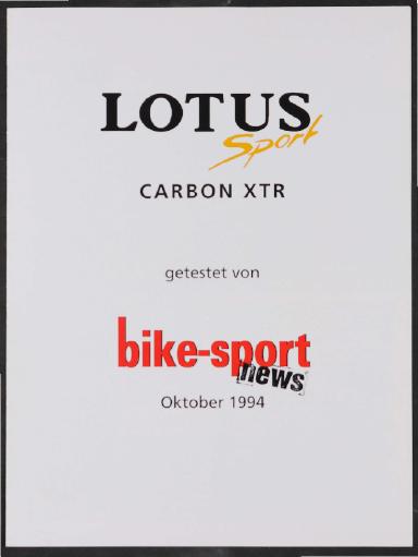 Lotus, Heidemann Fahrrad GmbH, Werbeblatt 1994