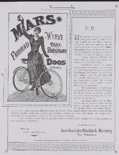 Mars Fahrrad-Werke Händlerinformation Kopie 1893