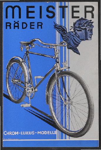 Meister Fahrradwerke Prospekt 1930er Jahre
