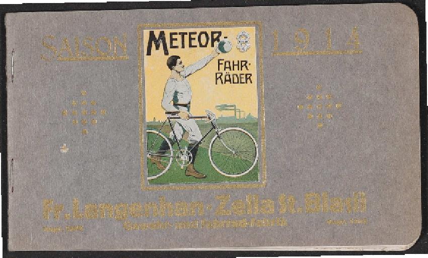 Meteor Fahrräder Katalog 1914