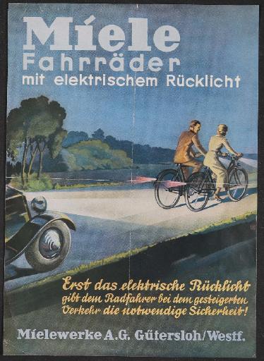 Miele Rücklicht Werbeblatt 1937