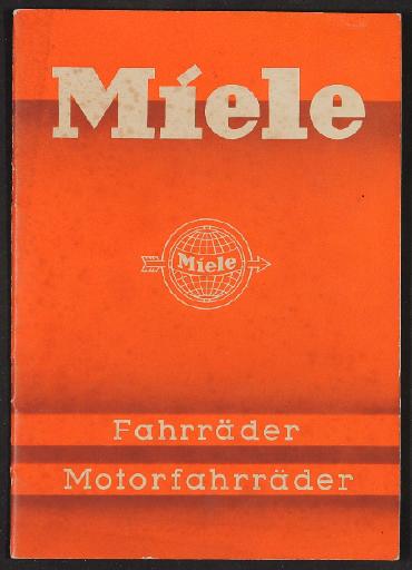 Miele, Katalog 1937