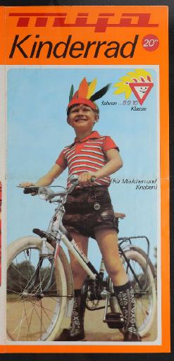 Mifa Kinderrad 20zoll Faltblatt 70er Jahre