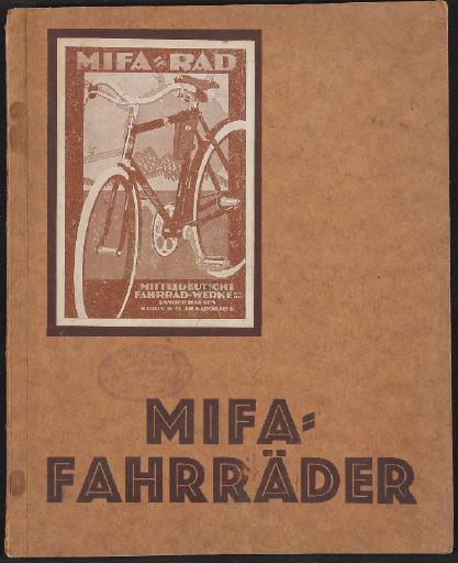 Mifa-Fahrräder Katalog 1926