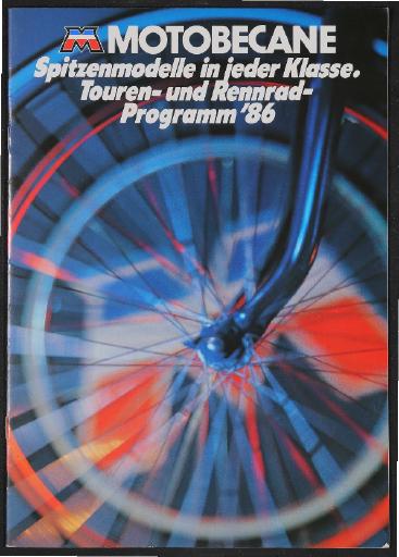Motobecane Katalog 1986